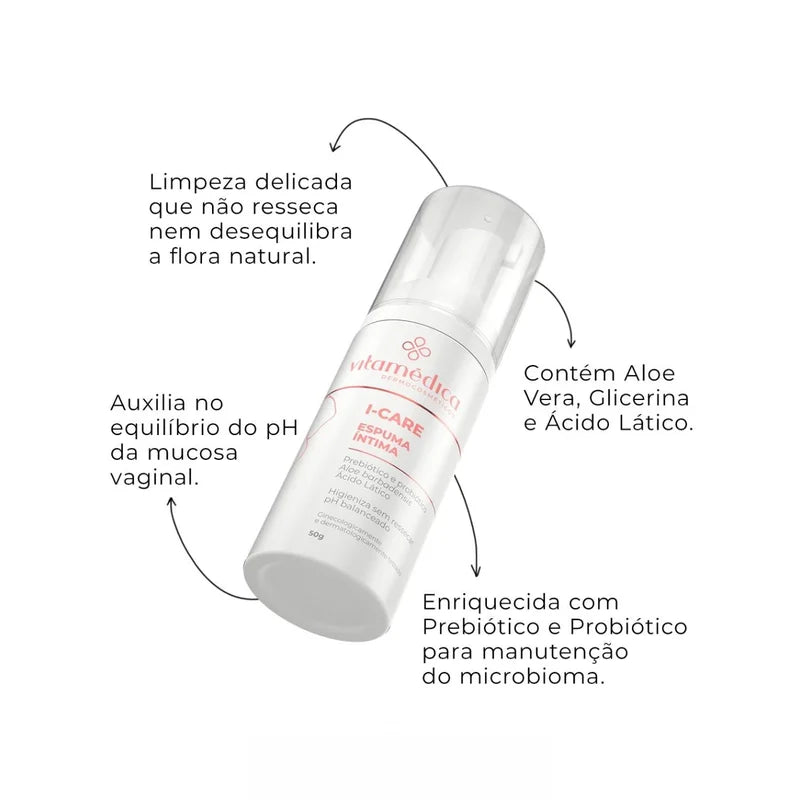 Espuma Íntima Limpeza Delicada - 50g