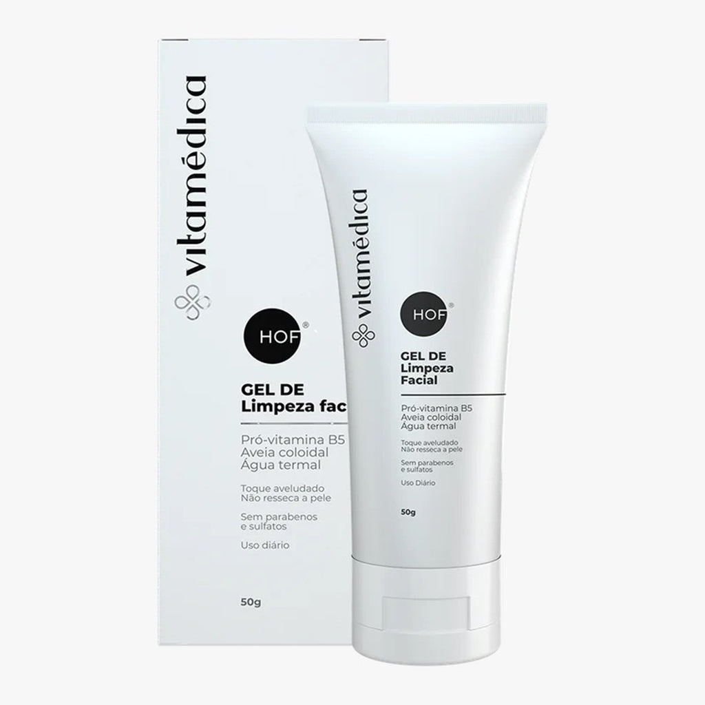 Gel De Limpeza Facial com Pró-Vitamina B5 e Aveia Coloidal – 50g